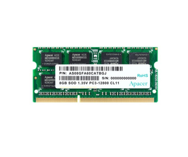 Apacer 8GB DDR3 1600MHz Laptop RAM #DV.08G2K.KAM