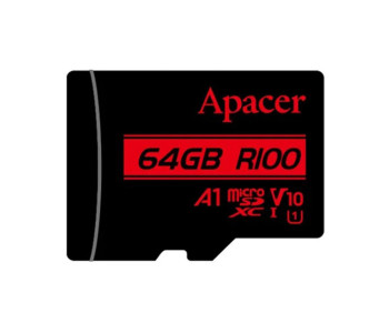 Apacer R100 MicroSDXC UHS-I U1 V10 A1 64GB Class-10 Memory Card without Adapter