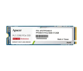 APACER P3480-R PCLE M280 512GB GEN 3x4 NAS SSD 
