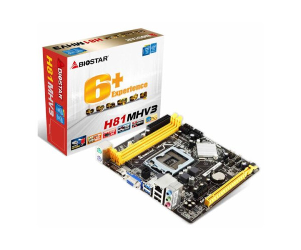 Biostar H81MHV3 Motherboard