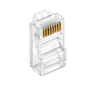 D-Link Cat-5 Transparent RJ45 Connector (100 units) # NPG 5E1TRA031-100