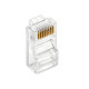 D-Link Cat-5 Transparent RJ45 Connector (100 units) # NPG 5E1TRA031-100