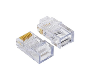 D-Link Cat-5 Transparent RJ45 Connector (100 units) # NPG 5E1TRA031-100