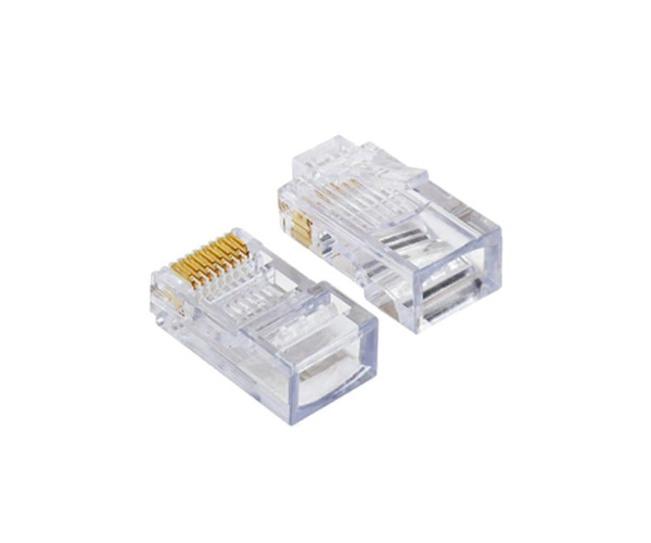 D-Link Cat-5 Transparent RJ45 Connector (100 units) # NPG 5E1TRA031-100