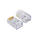 D-Link Cat-5 Transparent RJ45 Connector (100 units) # NPG 5E1TRA031-100