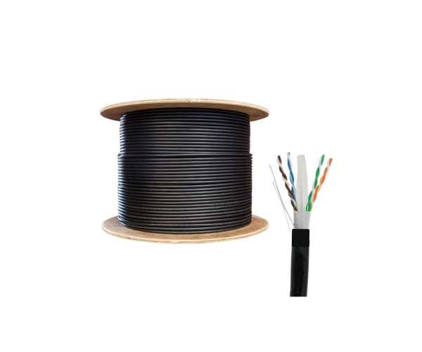 D-Link NCB-C6UBLKR-305-O 305 Meter Cat-6 Black Outdoor Network Cable