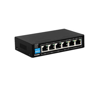 D-Link DES-F1006P-E 6 Port Unmanaged PoE Switch