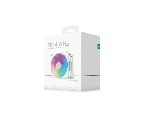 Deepcool FD14 ARGB WH (3 in 1) 140mm Cooling Fan