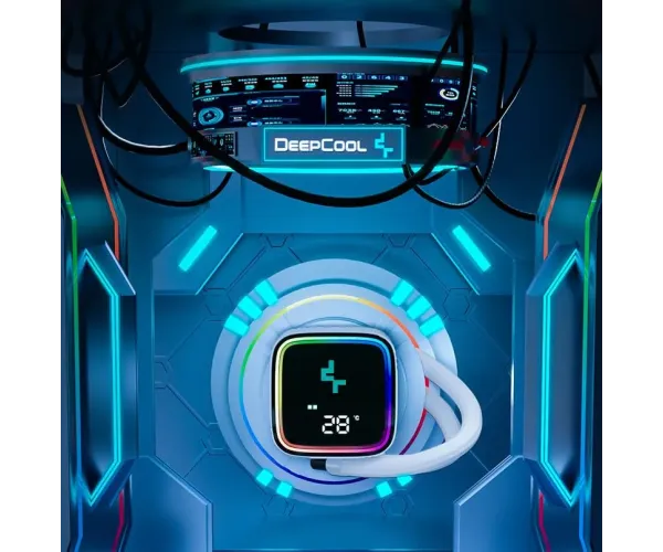 Deepcool LS720 SE Digital WH Liquid CPU Cooler