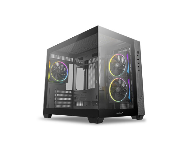 DeepCool CG330 3F Panoramic Glass Panels Dual Chamber M-ATX Case