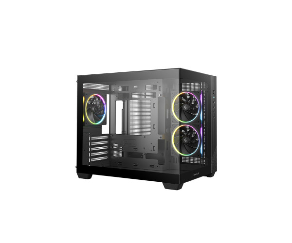 DeepCool CG330 3F Panoramic Glass Panels Dual Chamber M-ATX Case