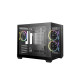 DeepCool CG330 3F Panoramic Glass Panels Dual Chamber M-ATX Case
