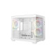 DeepCool CG330 3F WH Panoramic Glass Panels Dual Chamber M-ATX Case