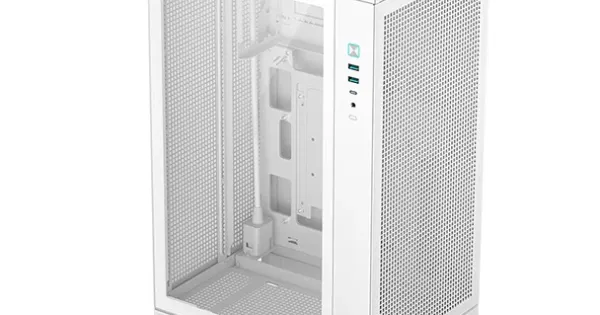 Ch270 DeepCool CH270 Digital WH M-ATX Compact Case with Data Screen