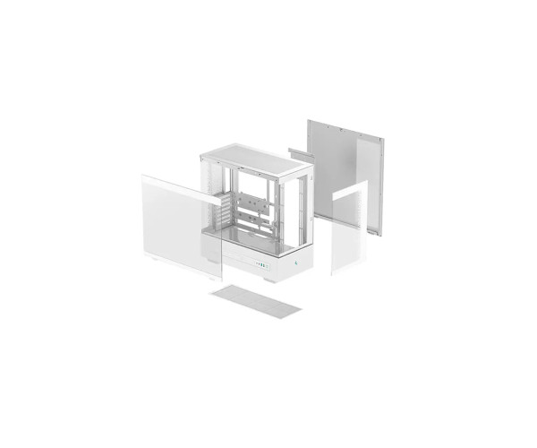 DeepCool CH690 DIGITAL WH Chamber ATX FISHTANK Case