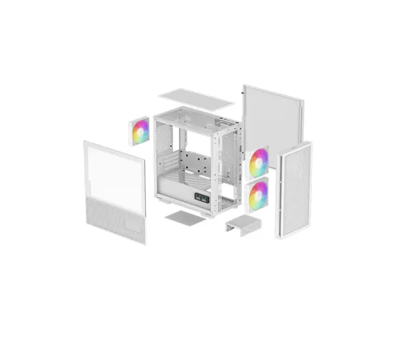 DeepCool CH360 DIGITAL WH mATX Airflow Case