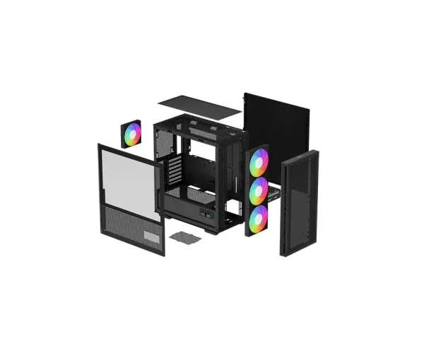 DeepCool CH560 DIGITAL BK Mid Tower Case