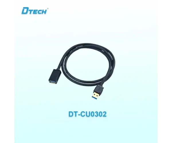 Dtech DT-CU0302 USB 3.0 Male to female 1.5 Meter Black Extension Cable
