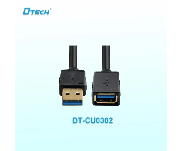 Dtech DT-CU0302 USB 3.0 Male to female 1.5 Meter Black Extension Cable