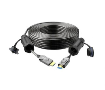 DTECH DT-HF8100KF 8K HDMI ARMORED 100M FIBER OPTIC CABLE WITH WATERPROOF SHELL DTECH DT-HF8100KF 8K HDMI ARMORED 100M FIBER OPTIC CABLE WITH WATERPROOF SHELL