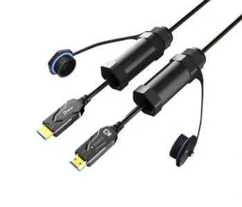DTECH DT-HF8090KF 8K HDMI ARMORED 90M FIBER OPTIC CABLE WITH WATERPROOF SHELL DTECH DT-HF8090KF 8K HDMI ARMORED 90M FIBER OPTIC CABLE WITH WATERPROOF SHELL