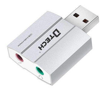 Dtech DT-6006 USB Audio Sound Card Adapter