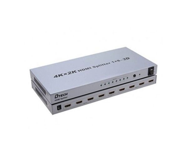 DTECH DT-7148 4K 1 TO 8 HDMI SPLITTER