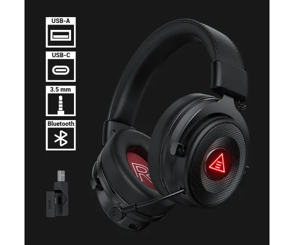 EKSA E900 BT Ultra-Low Latency Multi-Platform Wireless Gaming Headset