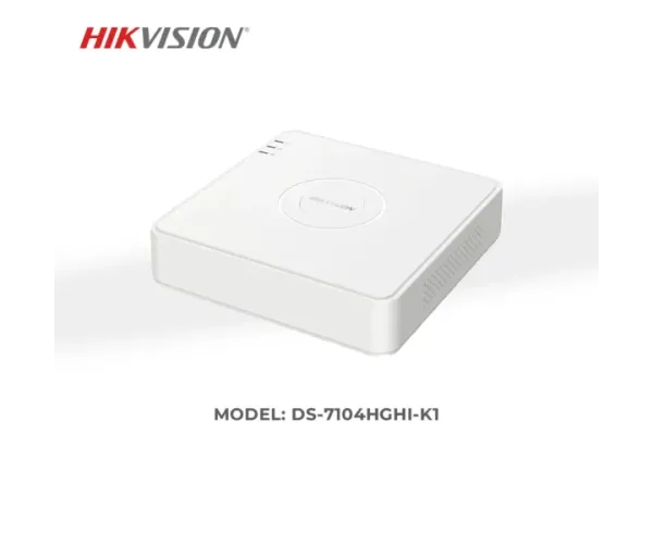 Hikvision DS-7104HGHI-K1 4-ch 1080p Lite Mini 1U H.265 DVR