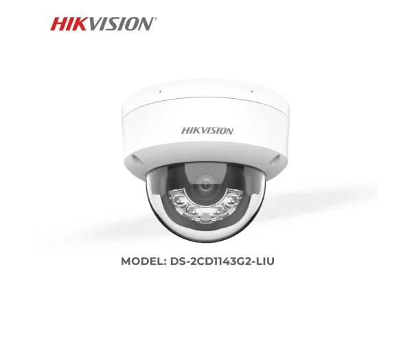 Hikvision DS-2CD1143G2-LIU 4 MP Smart Hybrid Light Fixed Dome Network Camera