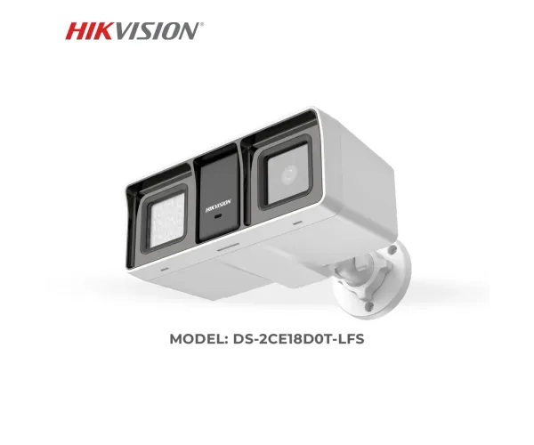 Hikvision DS-2CE18D0T-LFS 2MP Smart Hybrid Light Audio Fixed Bullet Camera