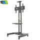 Kaloc KLC-150/B 32-75 Inch Adjustable Mobile TV Trolley For IFP