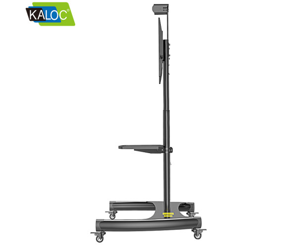 Kaloc KLC-150/B 32-75 Inch Adjustable Mobile TV Trolley For IFP