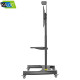 Kaloc KLC-150/B 32-75 Inch Adjustable Mobile TV Trolley For IFP