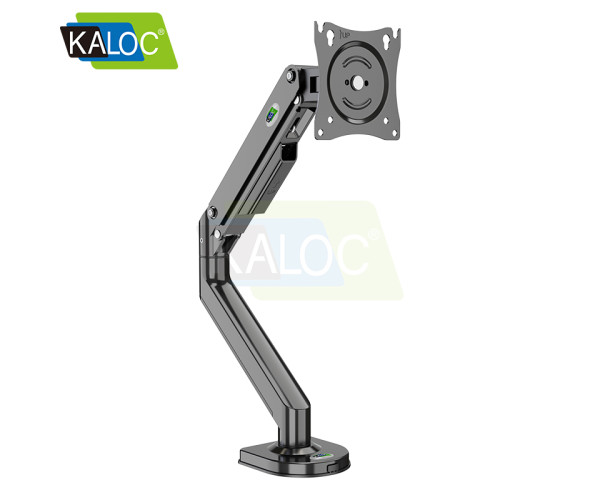 Kaloc KLC-DS200/B Adjustable Single Arm Monitor Desktop Mount Stand
