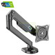 Kaloc KLC-DS200/B Adjustable Single Arm Monitor Desktop Mount Stand