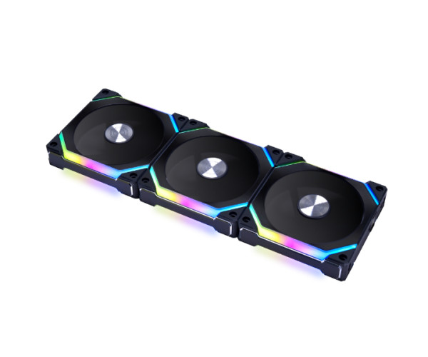 LIAN LI UNI FAN SL V2 120 ARGB Case Fan Triple Pack Black