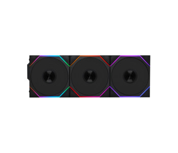 LIAN LI UNI FAN TL WIRELESS LCD 120 ARGB Triple Pack Black Case Fan LIAN LI UNI FAN TL WIRELESS LCD 120 ARGB Triple Pack Black Case Fan