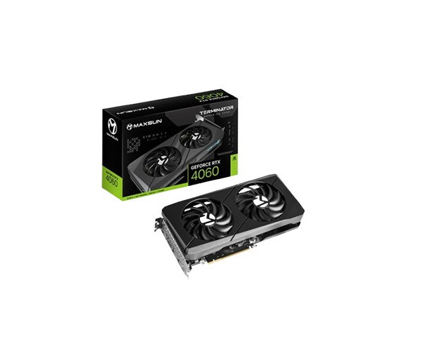 MAXSUN GeForce RTX 4060 Terminator 8GB GDDR6 Graphics Card (Black)