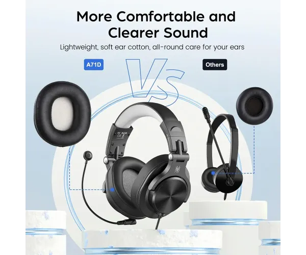 OneOdio A71D Fusion Over Ear Studio Wired Headphone