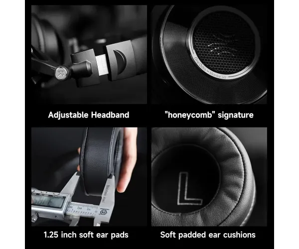 OneOdio Monitor 60 Black Professional Studio Headphones