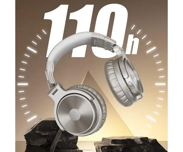 OneOdio Studio Wireless Pro C Silver Bluetooth Headphones