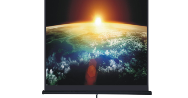 Super View 70 inch x 70 inch Tripod Projection Screen With Gudder