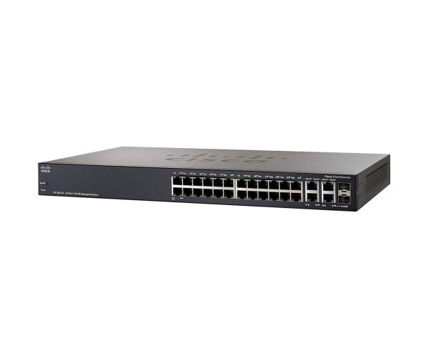 Cisco SF350-24P-K9-EU 24-Port 10/100 PoE Managed Switch