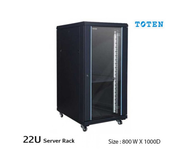 TOTEN 22U Floor Stand Server Cabinet