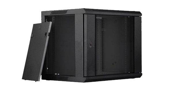 TOTEN 9U Wall Mount Server Cabinet (Glass Door)