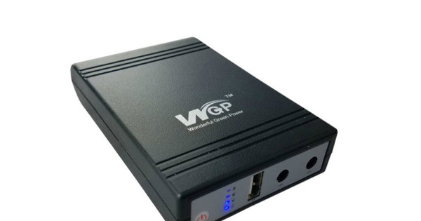 Wgp Router Ips WGP 10400mAh Mini UPS for wifi router USB 5V, DC 12V+12V, 1A - WGP103A-5912