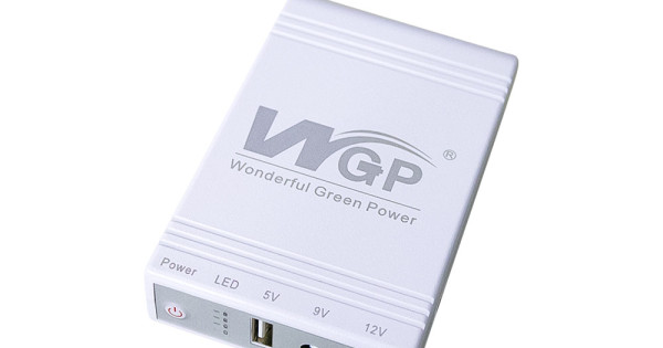Wgp Router Ips WGP 10400mAh Mini UPS for wifi router 5V+9V+12V, 1A - WGP103A-5912 WH