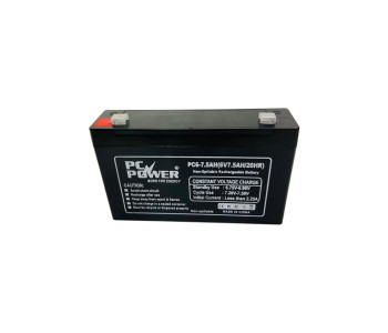 PC POWER 6V 7.5AH UPS Battery