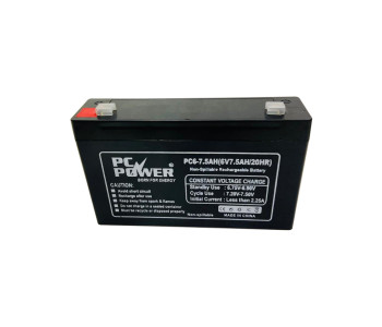 PC POWER 6V 7.5AH UPS Battery